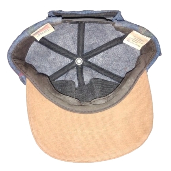 Vintage Carhartt Aztec Blanket Pattern Wool SnapBack Hat Made In USA  OSFA - Picture 6 of 10